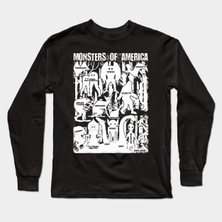 Monsters Of America Cryptid Long Sleeve T-Shirt